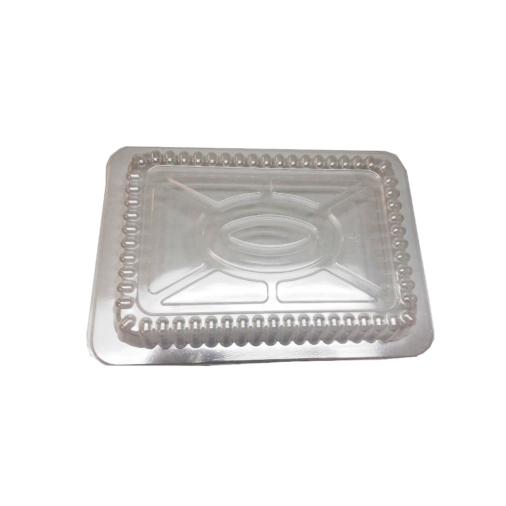 Access Packaging LID25 Clear 1.5/2.25 Lb. Rectangular Plastic Dome Lid 500/cs