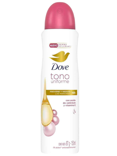[OMEGA-0001647] Dove SPRAY Desodorante Dermo Aclarant En Aerosol, 150 Ml - 1CT 